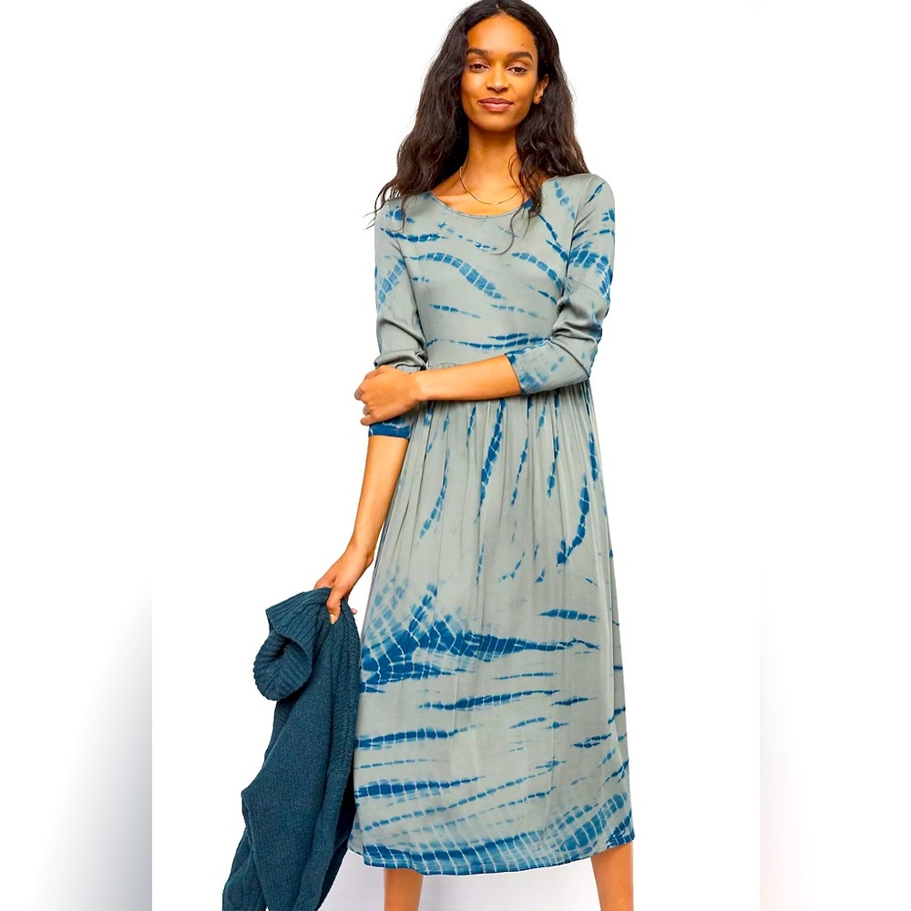 Anthropologie Dolan Eliska Tye-Dye Maxi Dress EUC